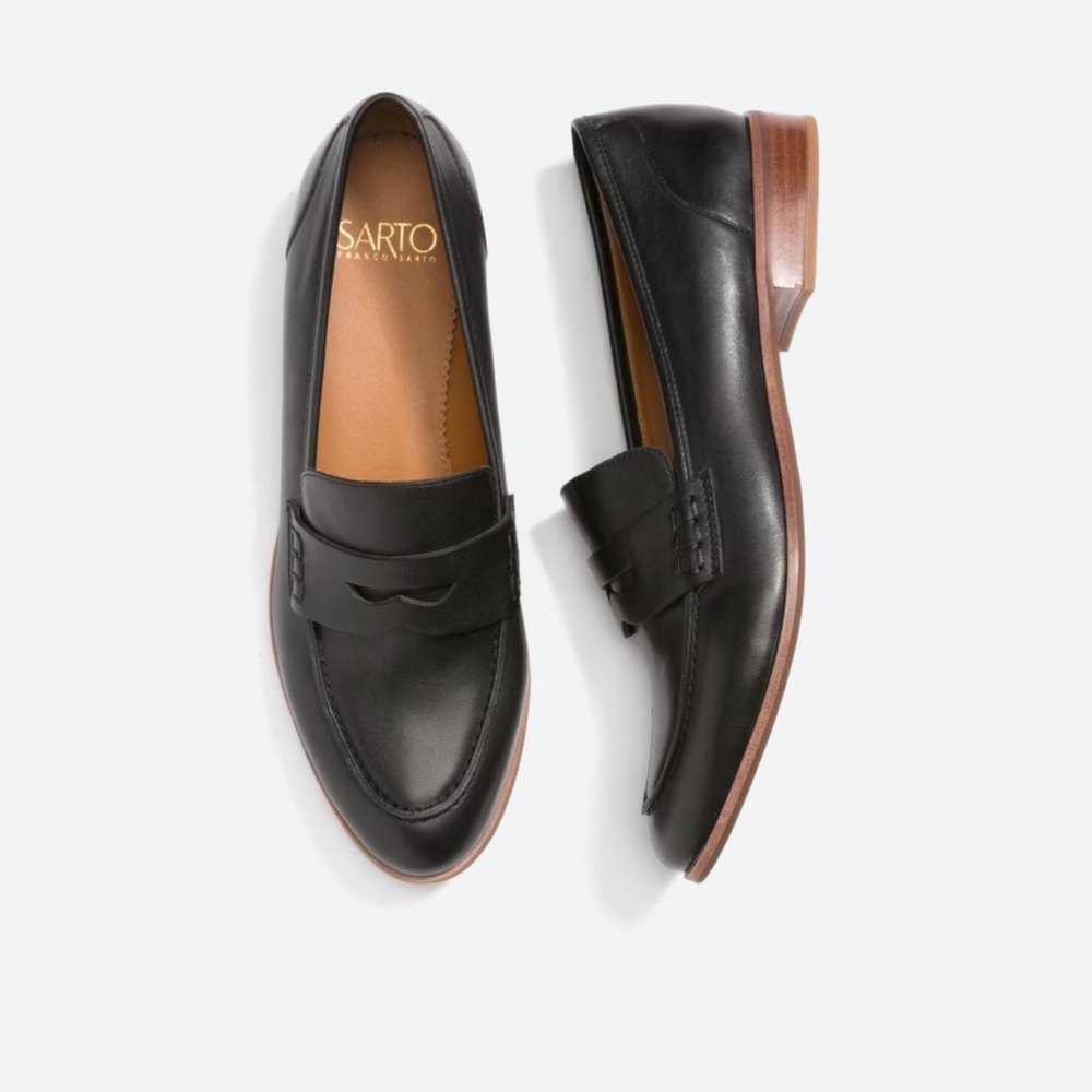 Leather penny  loafers